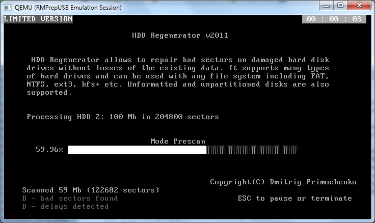 064 – BOOT ABSTRADROME HDD REGENERATOR FROM ON A USB DRIVE - RMPrepUSB