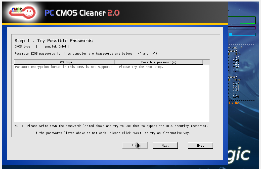 pc cmos cleaner iso files