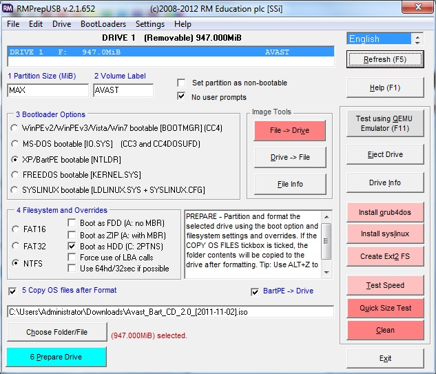 bart pe iso download