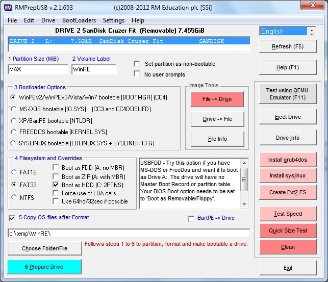 copy windows 7 dvd to usb bootable